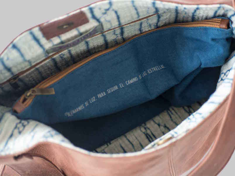 Follow your path to the stars - woven Cork bag - Image 4
