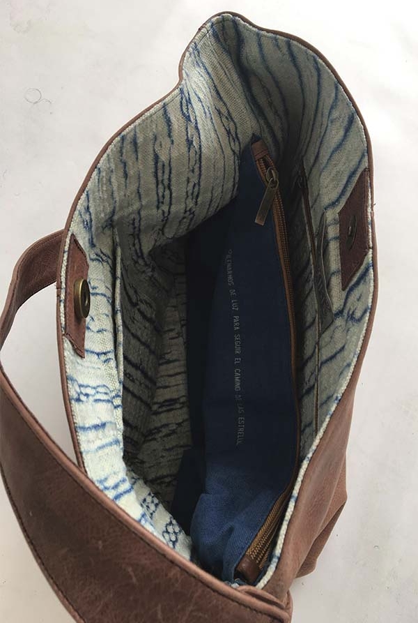 Follow your path to the stars- Woven Leather bag - Image 4