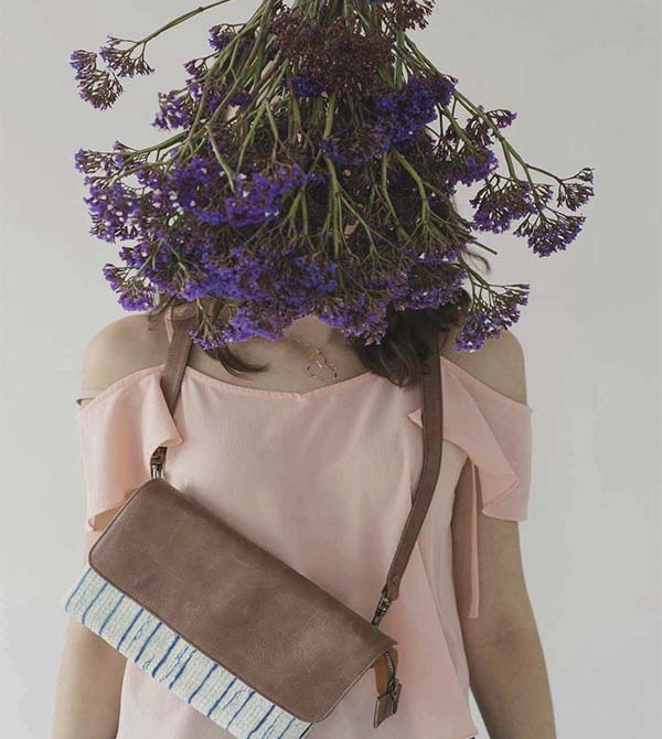 Fragments of light - Leather bag