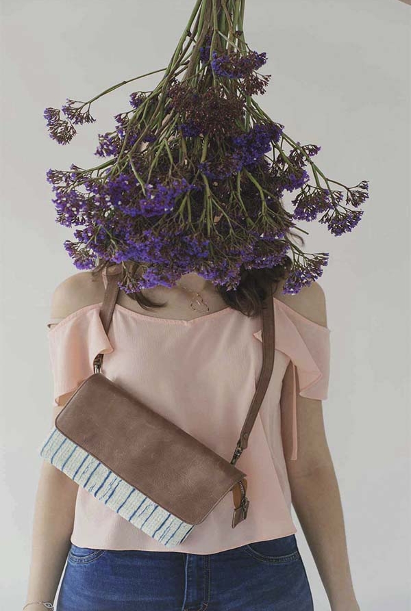 Fragments of light - Leather bag
