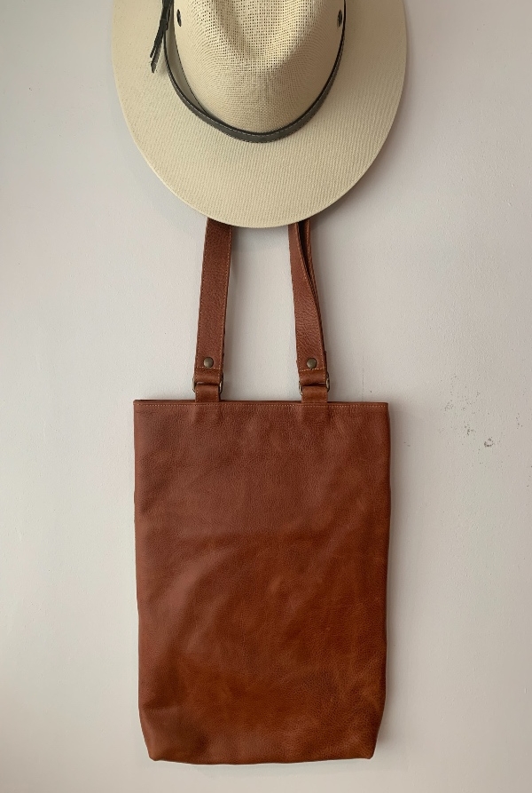Flower Child 1- ecoprint bag - Image 2