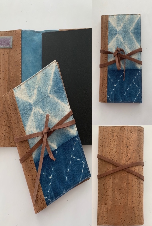 Indigo notebook- Cork